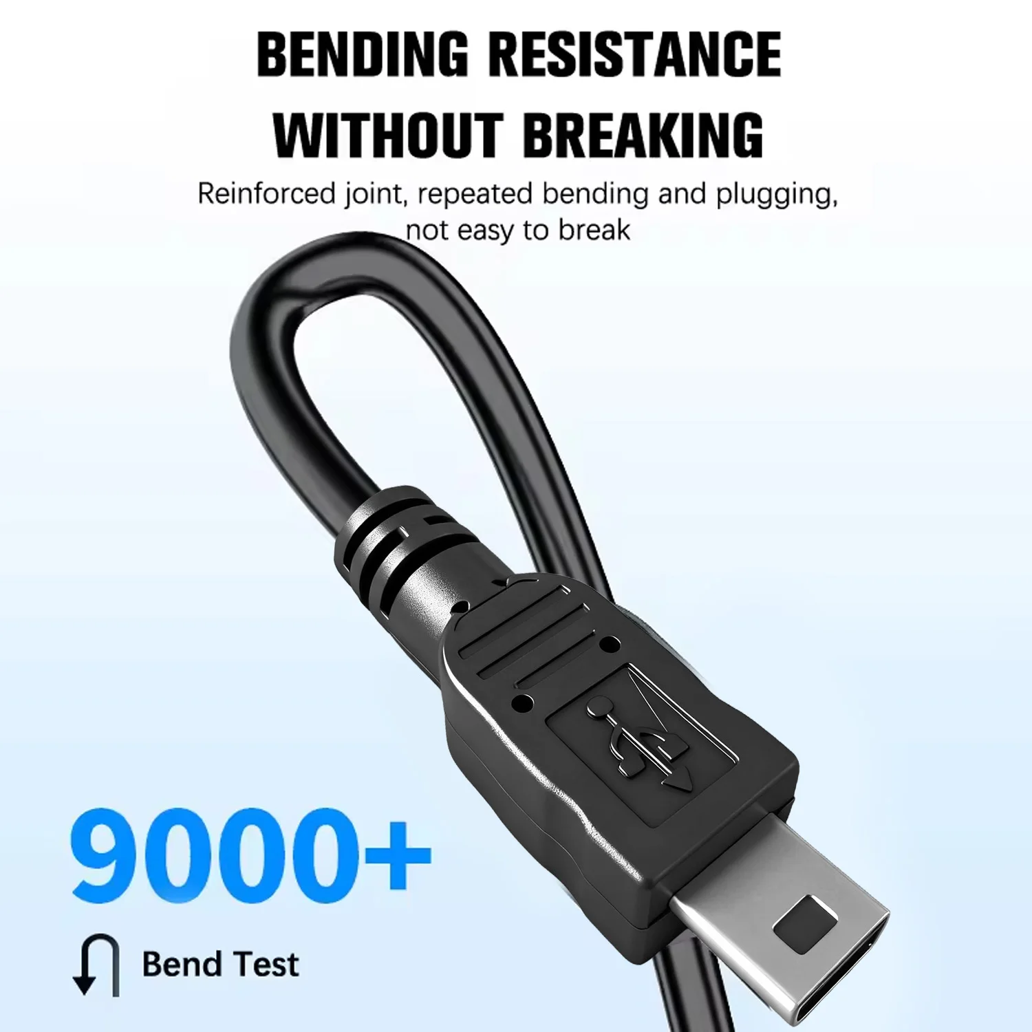 USB ذكر إلى USB صغير أنثى خط نقل البيانات العالمي USB تمديد كابل شحن موصل للكاميرا MP3 ماك بوك #4