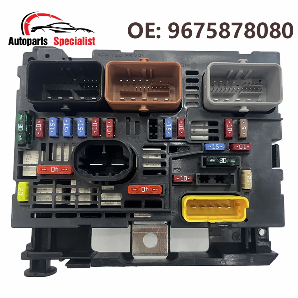 9675878080 R03 Engine Fuse Box BSM Fit For Fiat Scudo Peugeot Partner Citroen Berlingo 2008-2019