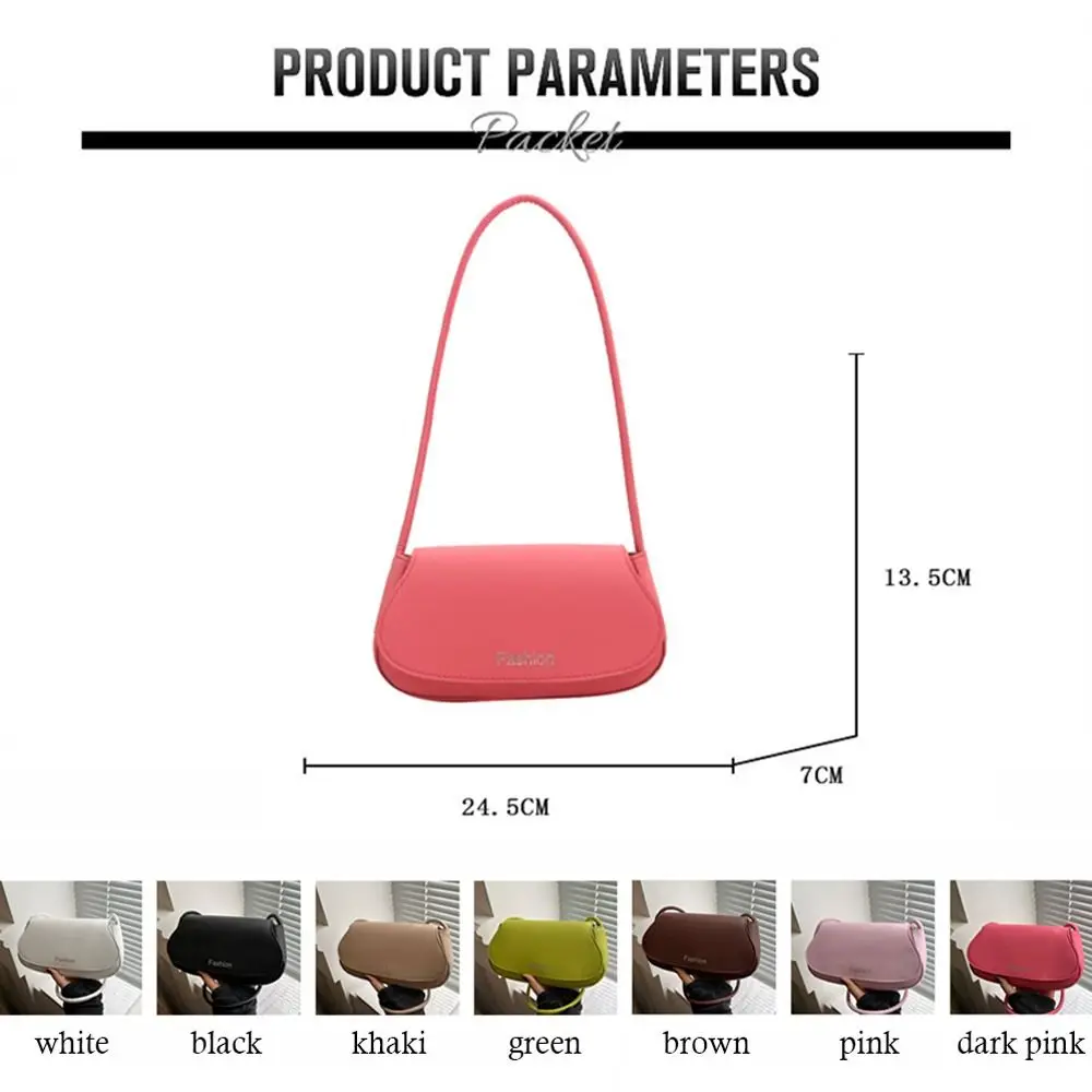 Fashion PU Leather Shoulder Bag Small Square Handbags Portable Clutch Tote Female