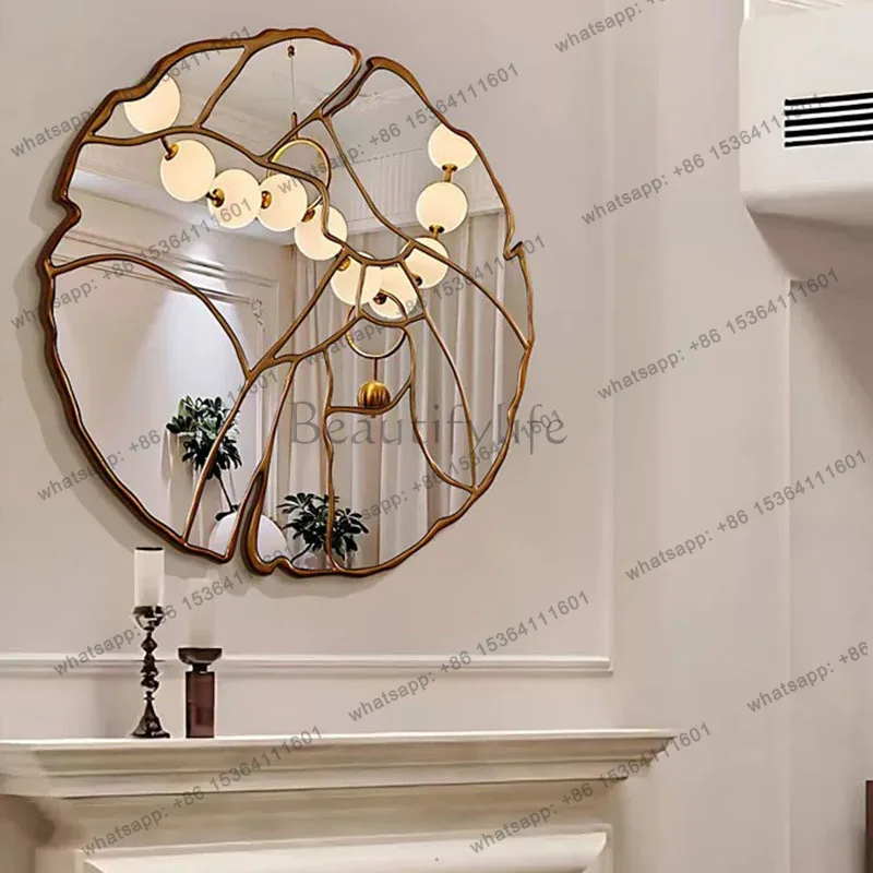 LD Funky Luxury Mirror Decoration Modern Wall Nordic Accessories Irregular Cloud Mirror Aesthetic Star Espelhos  Decorations