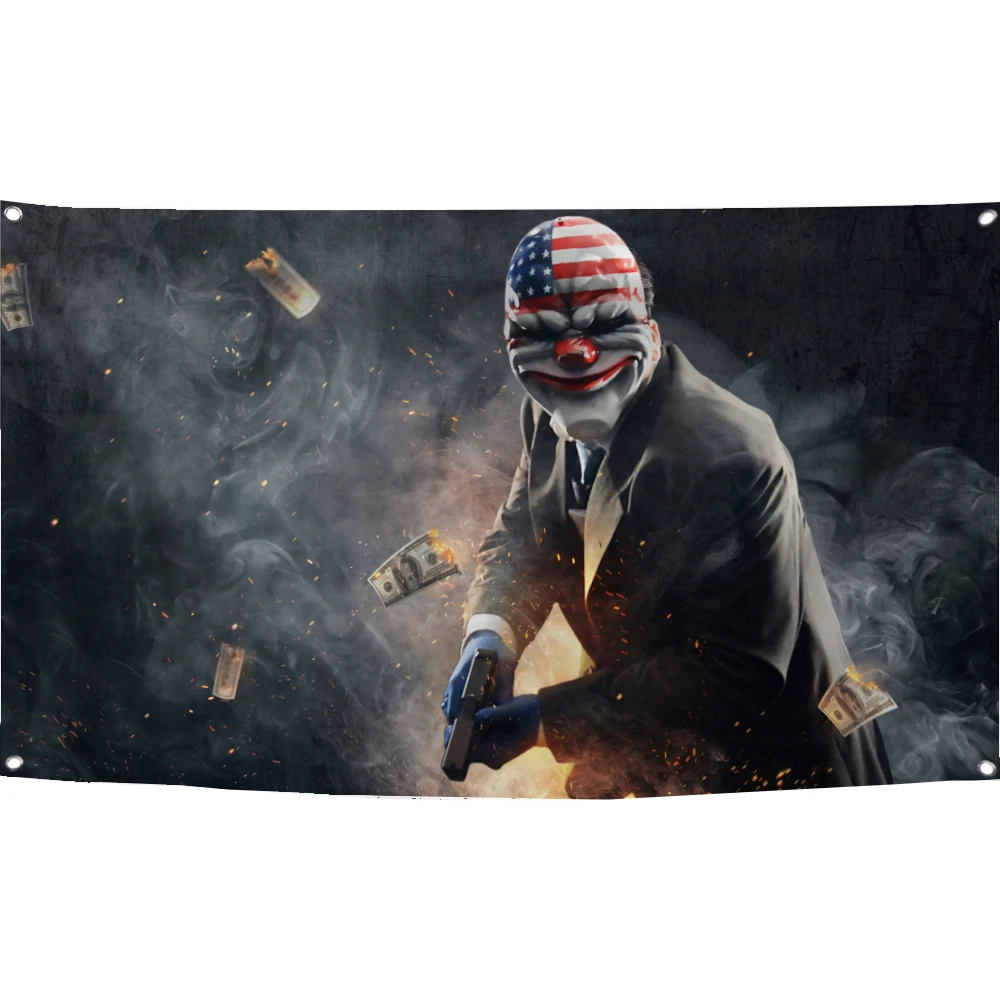 2×3ft 3×5ft PAYDAYs Flag Polyester Digital Printed Game Tapestry Curtain For Decor