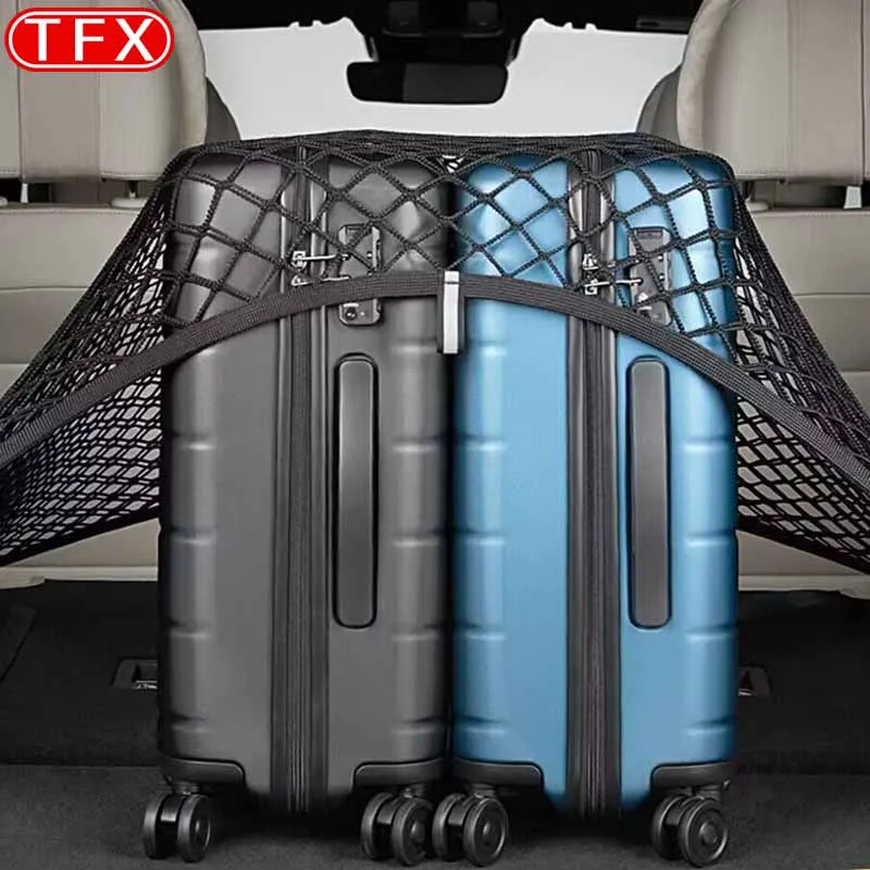 Per Lixiang L7 L8 L9 Car Styling Trunk Fixed Mesh Box Pocket portellone posteriore Storage Organizer Mesh Car accessori Auto incorporati