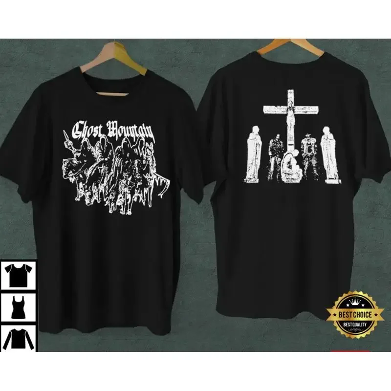 Haunted Mound Sematary Ghost Mountain 4 Horsemen T Shirt