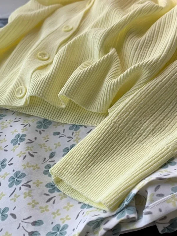 Plus Size Ice Silk Long Sve Cardigan de malha feminino verão cor pura V-Ne ar condicionado top ort Sle coreano Sle...