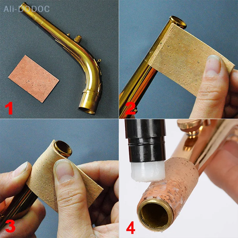 Saxophone Corks Soprano/ Tenor/ Alto Neck Cork Saxophone Parts 61x41x2mm