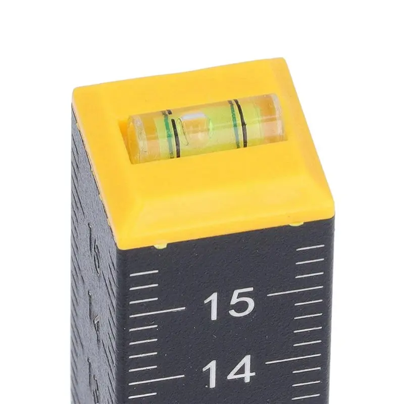 T21C Stick Wall Lay Floor Tiles Tool Ceiling Leveling Ruler Light Steel Artifact Horizontal Bubble Leveling Ruler 8 Pcs