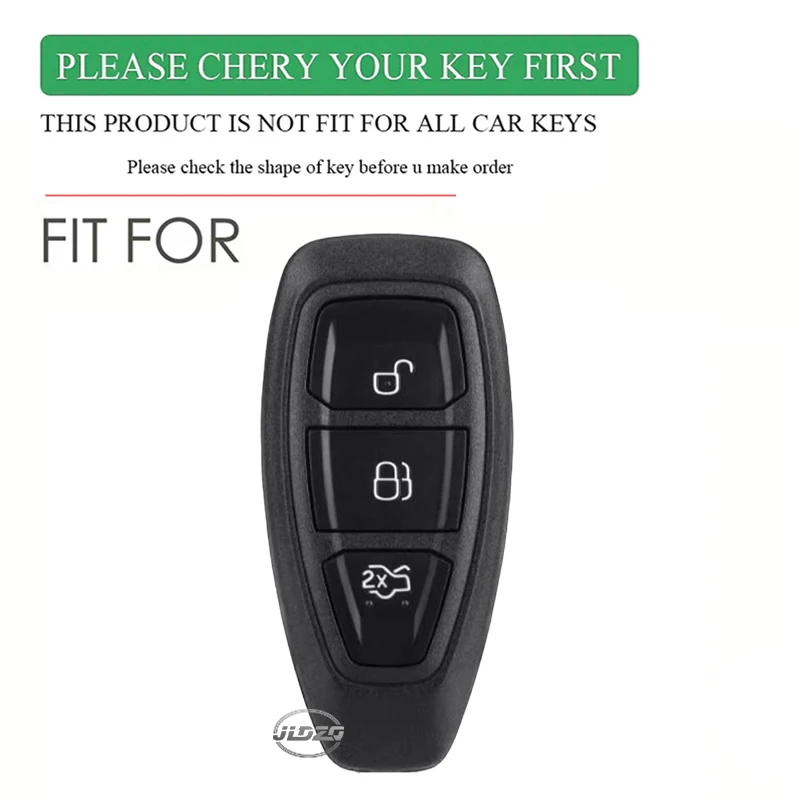 حافظة مفاتيح سيارة جديدة من السيليكون لسيارة فورد بوما جراند سي ماكس فوكس مونديو كوغا فييستا Ecosport Transit Kuga حافظة مفاتيح عن بعد من السيليكون #2