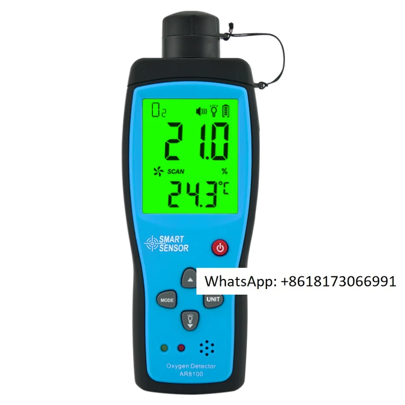 Xima AS8801 Oxygen Detection Instrument Industrial Oxygen O2 Concentration High Precision Portable Content Detection Reminder