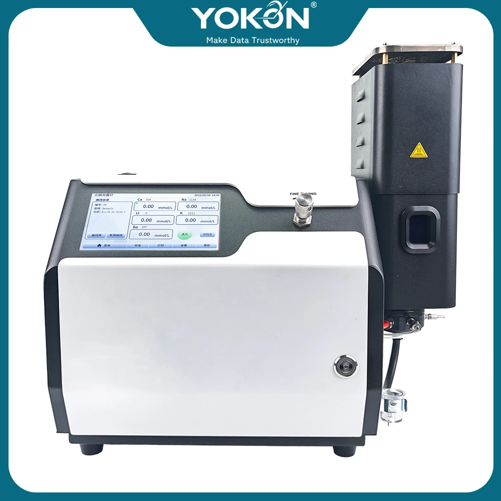 Sodium Potassium Analyzer Flame Photometer | Lab Equipment for K Na Li Ca Testing