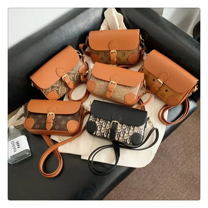 

Classic Women Handbag With Chain Strap, Genuine Leather Crossbody Bag For Ladies, Popular Messenger Shoulder Style