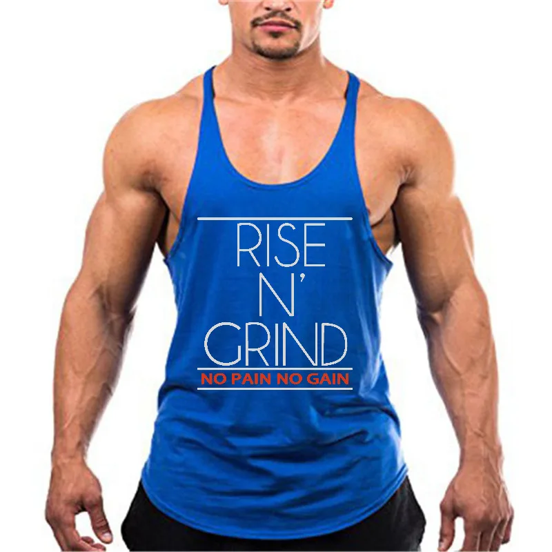 Men's Training Running Tank Top Quick Dry Sleeveless Y Back Gym Vest Breathable Athletic Workout Shirt For Fitness