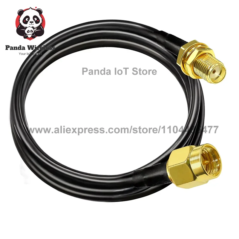 1Pc RG58 SMA Male to SMA Female Extension Jumper Cable Coaxial Pigtail RF Antenna GNSS Receiver Connector For WIFI 3G 4G Antenna