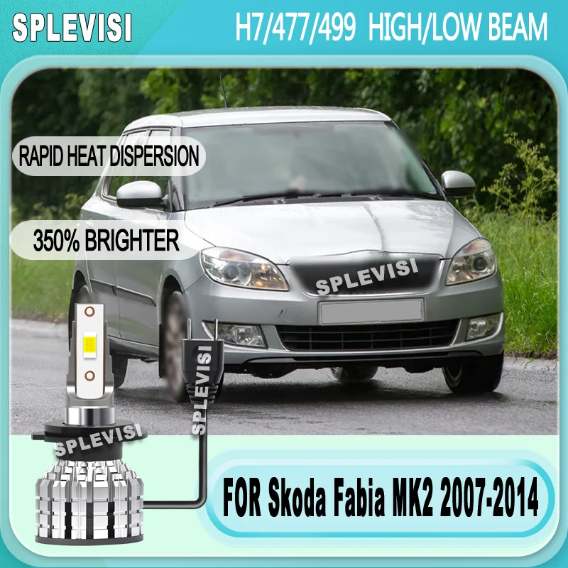 

24000LM/Pair Hassle-Free Night Safety Enhancement LED HIGH/LOW BEAM For Skoda Fabia MK2 2007 2008 2009 2010 2011 2012 2013 2014