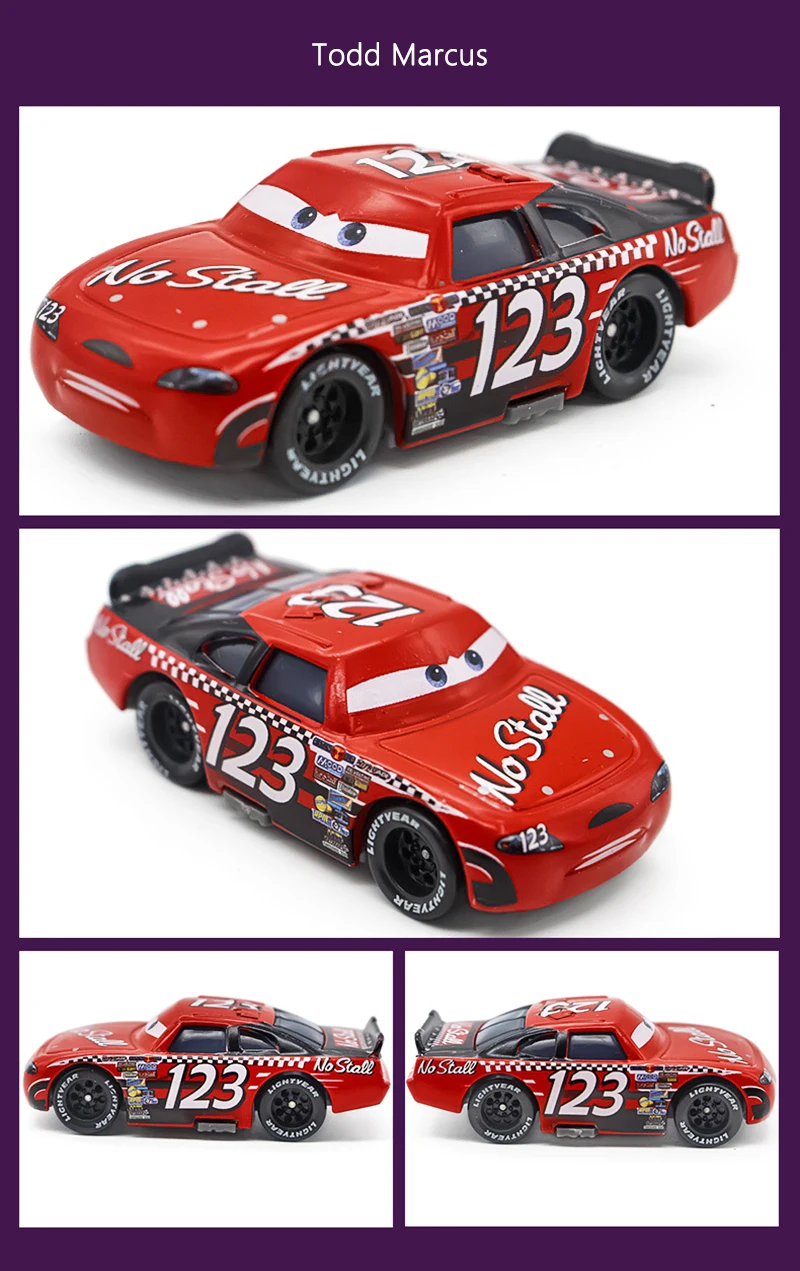 Spielzeugautos Piston Cup Racing Series Rennwagen McQueen Rusty Cornfuel Aiken Axler Chuck Armstrong Legierungs-Spielzeugauto Kindergeschenk – Detail 25