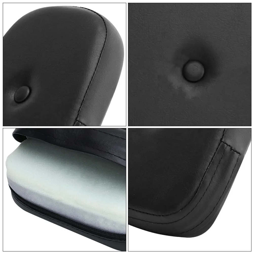 

Motorcycle Seat Cushion Backrest Support Rear Pad Passenger Accessories Comfortable Riding Universal Compatibility Long Lasting
