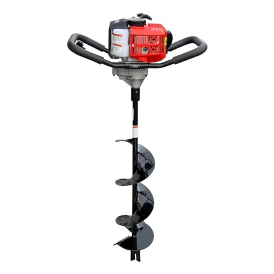 

Комбинированная головка для земли, 43 куб.см, 2 велосипеда, силовая головка с 8-дюймовым шнековым сверлом, совместимый с ЭП, экскаватор для отверстий на стойке