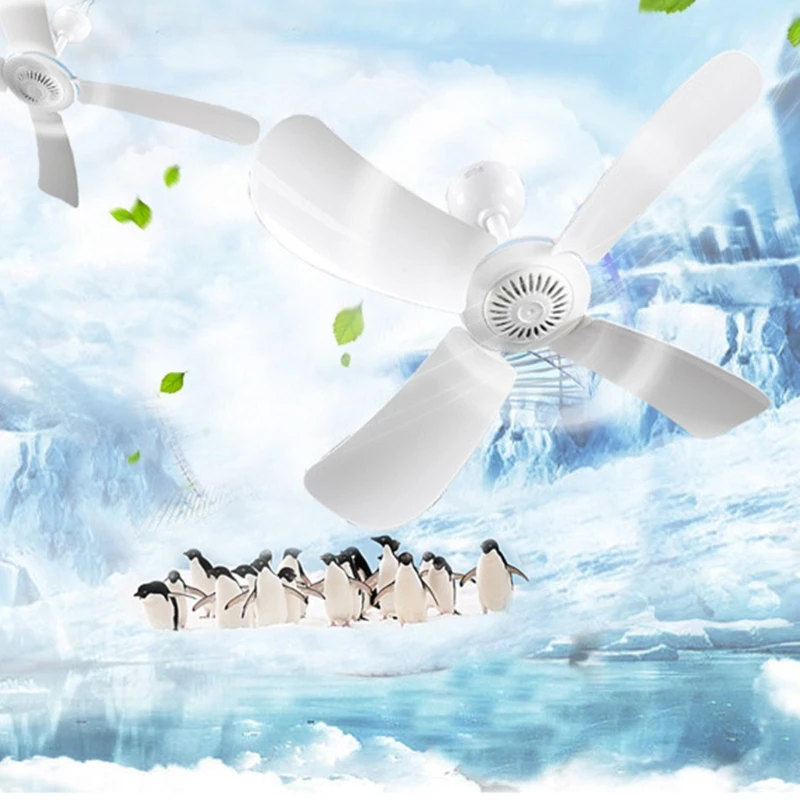 Потолочный подвесной вентилятор с 4 листьями, 42-92 см/16,5-36,2 дюйма, 1 шестерня с переключателем ВКЛ-ВЫКЛ, дропшиппинг