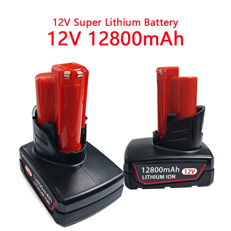 

12V 12800mAh M12 Rechargeable Rattery Is Suitable For XC Cordless Tool 48-11-2402 48-11-2411 48-11-2401mil-12a-L Battery.