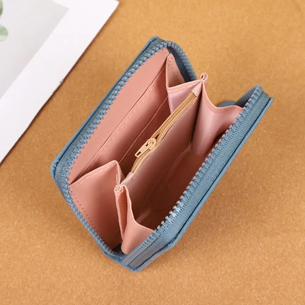 Women Wallets Purse Clutch Mini Coin Pouch Canvas Ladies Coin Purse Female Zipple Small Pouch Money Bag Card Holder