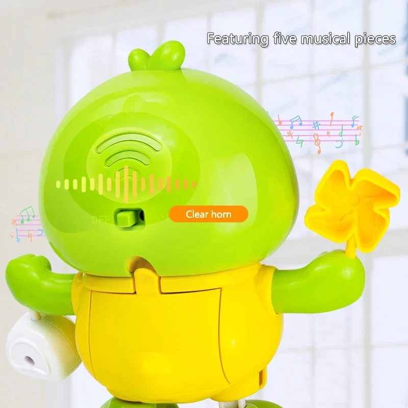 آلات البط الموسيقية للأطفال مع ألعاب إضاءة الرقص التحفيز الحسي تعلم تعليمي للفتيات #4