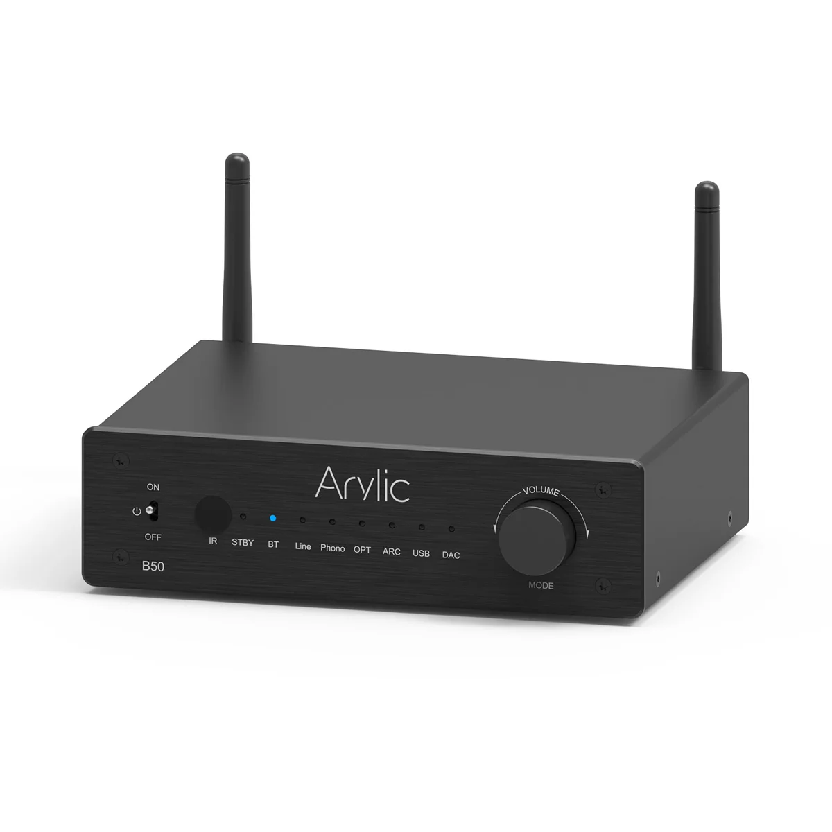 

New Arylic B50 Bluetooth 5.2 Transmitter Receiver AptX HD Audio Adapter Wireless Audio Amplifier for TV Home Headphones Stereo