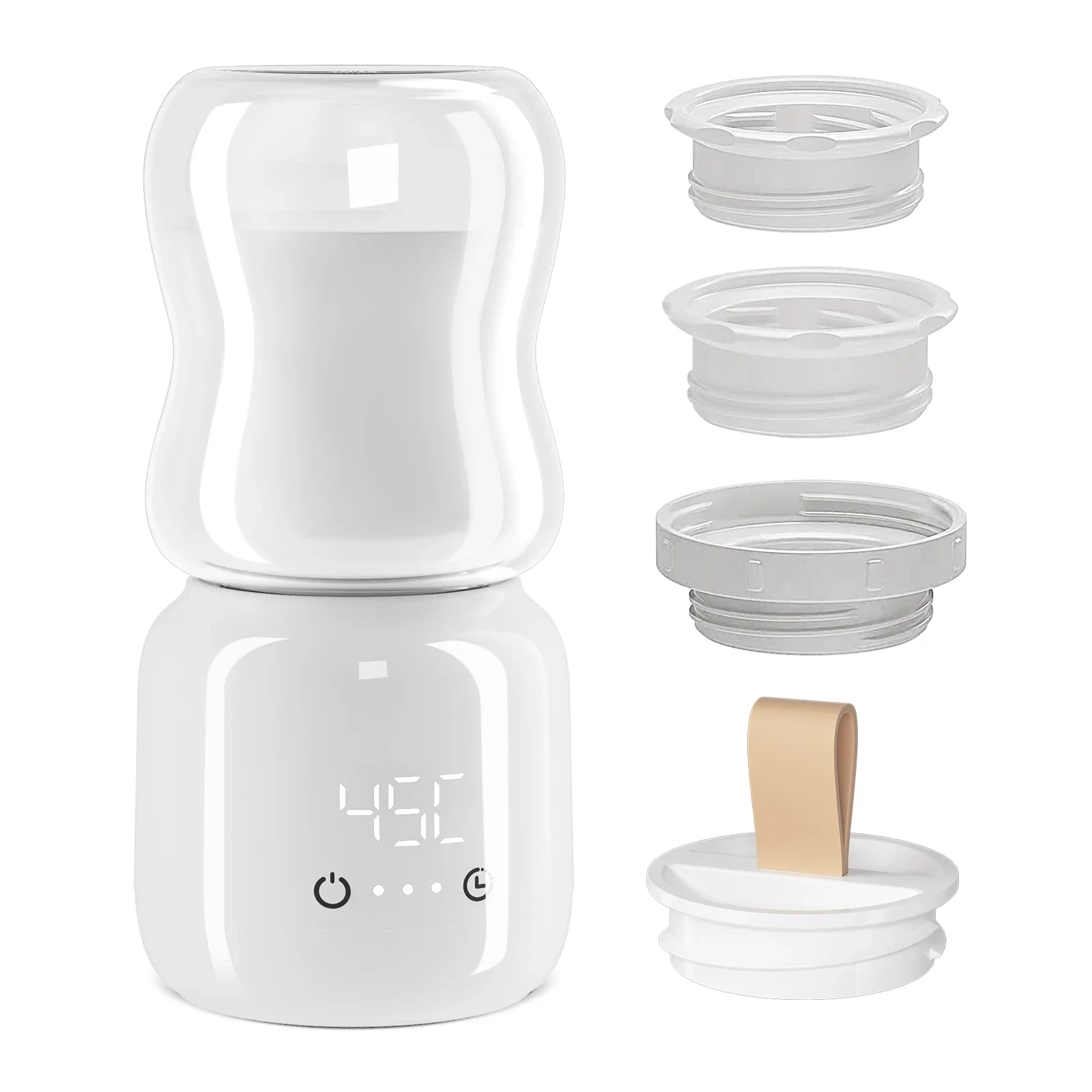 Bateria Recarregável Portátil de Viagem USB, Aquecedor de Leite de Alimentação Rápida, Alta Qualidade Baby Bottle Warmer, Novo, 8800 mAh