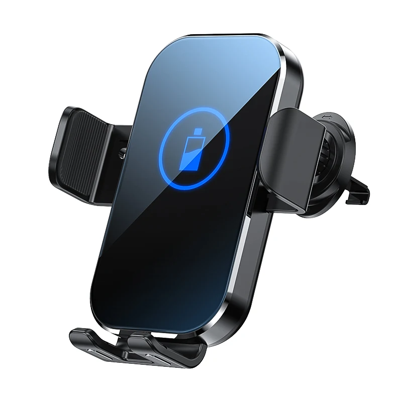 Wireless Car Charger Mount Automatic Magnetic Clamping Mount Fast Charging Wireless Car Phone Holder Auto 15W For iPHONE Huawei