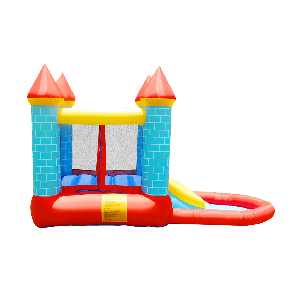 

Small Household Environmentally Friendly Bouncing Trampoline Slide Jump Castle Bouncy Indoor Inflatable Castle for Kids Games