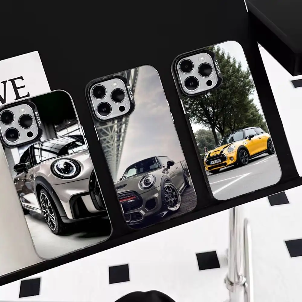

Cooper Phone Case For iPhone 17,16,15,14,13,12,11 Plus,Pro Max,XS,Colorful Silver Black Cover