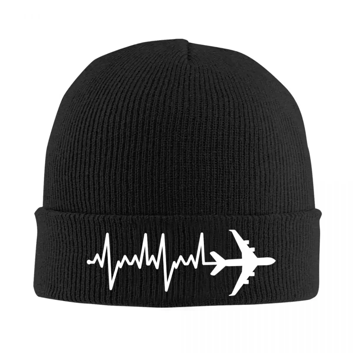 

Изготовленный на заказ авиационный самолет Heartbeat Пилот Капот Шапка Хип-хоп Вязаные шапки Унисекс Авиатор Самолет Зимние теплые шапки Skullies Шапки