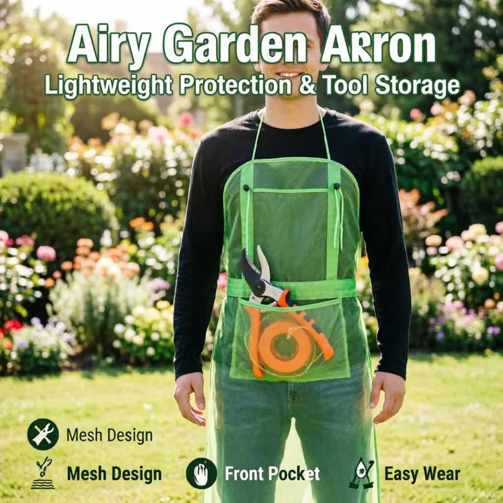 Lawn Mower Protective Mesh Apron, Adjustable Waterproof Grass Trimmer Safety, Guard Gardening Weeding Brush Cutter, Splash Cover