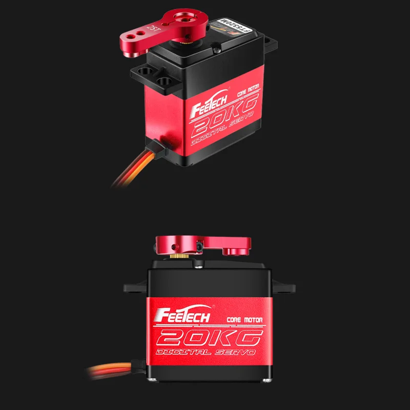 Feetech FT5325M FT5320M Wodoodporne Serwo 25KG 20KG Szybkie Serwo Cyfrowe RC Baja z Metalowymi Przekładniami i Ramieniem 25T do Samochodów w Skali 1/8 1/10