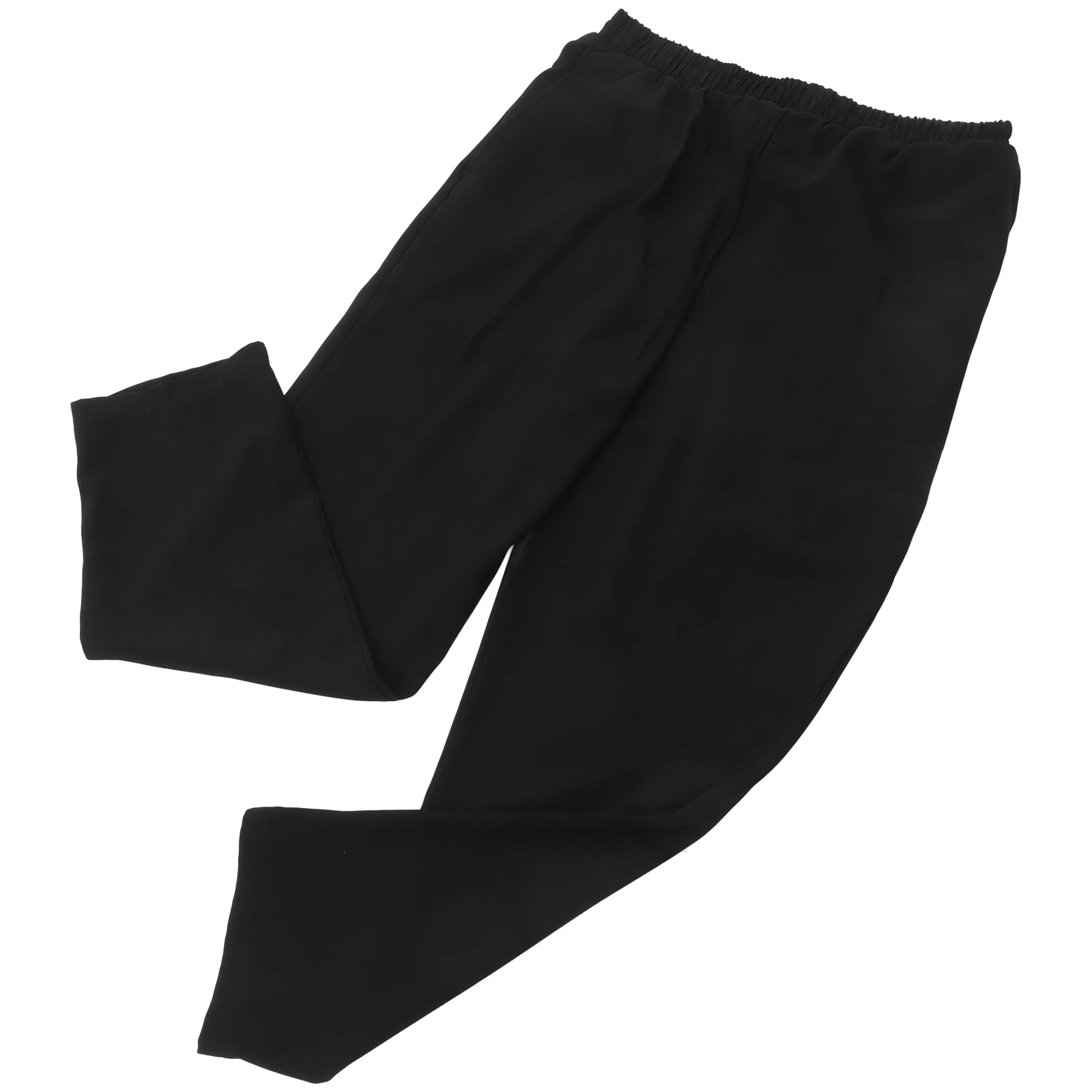 

Breathable Chef Pants Black Restaurant Men Loose Pants Canteen Uniform Polyester Cotton Kitchen Supplies