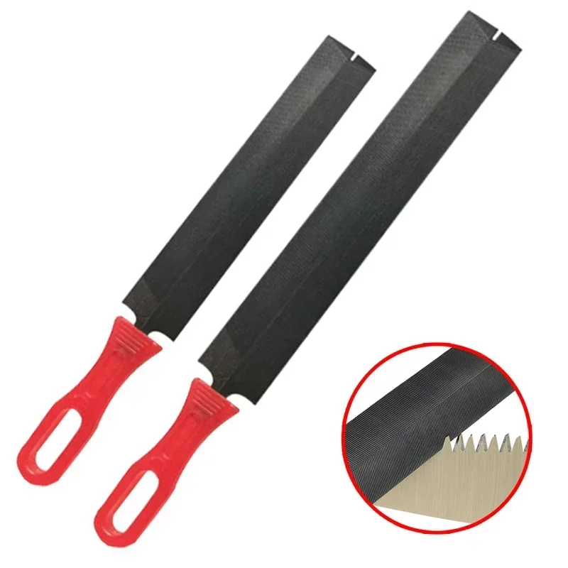 6/8inch Diamond-Shaped Files Multi-function Steel Files For Sharpening And Straightening Hand Saw Woodworking Metal Hand Tools