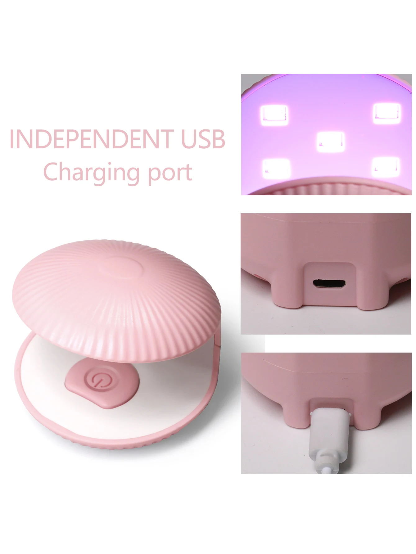 LINMANDA-Lâmpada para unhas profissional com cabo USB, fototerapia, ferramenta de manicure, mini pectinida, LED UV, 18W