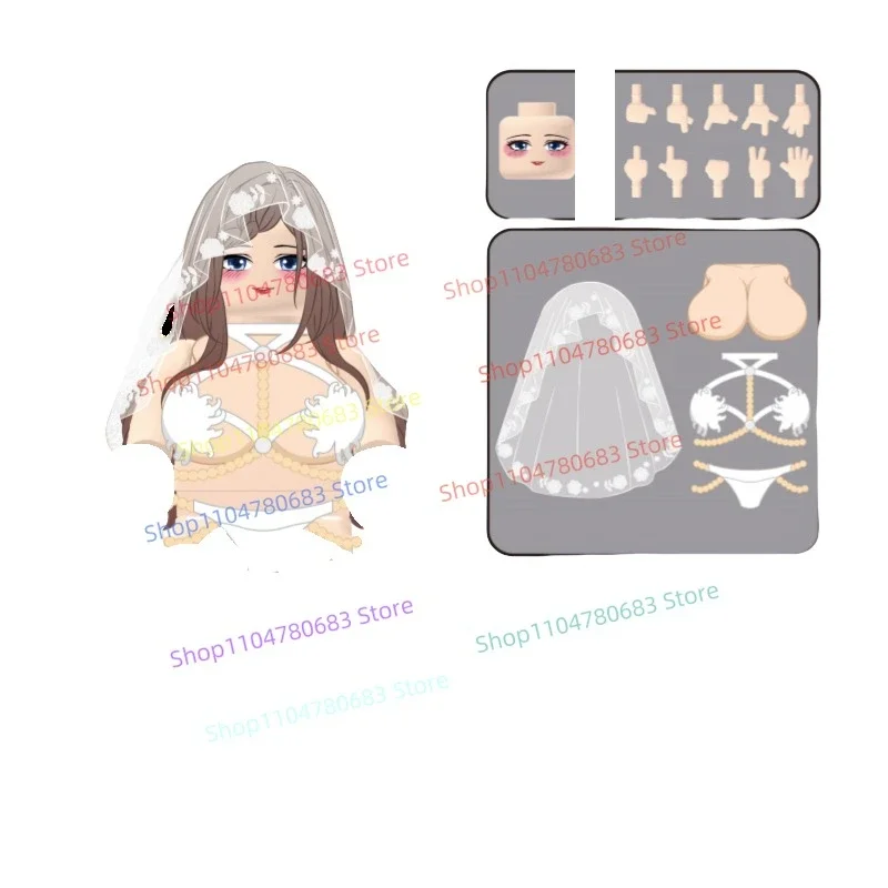 MOC ビルディングブロックミニアクションフィギュア花嫁ナース組立モデル漫画アニメーションアクセサリーおもちゃギフトコレクション