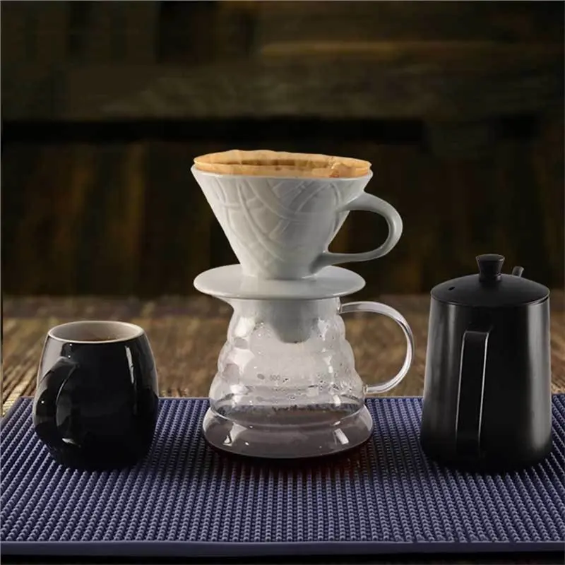 ABUD- Hand Filter Cup Three-Hole Filter Large Funnel Filter Cup Coffee Maker Accessories