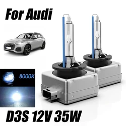2PCS Xenon HID Headlight D3S Bulb 6000K White 8000K Ice Blue 12V 35W Car For Audi A1 A3 A4 A5 A6 A7 A8 Q3 Quattro Q5 Q7 S3 S4 S5