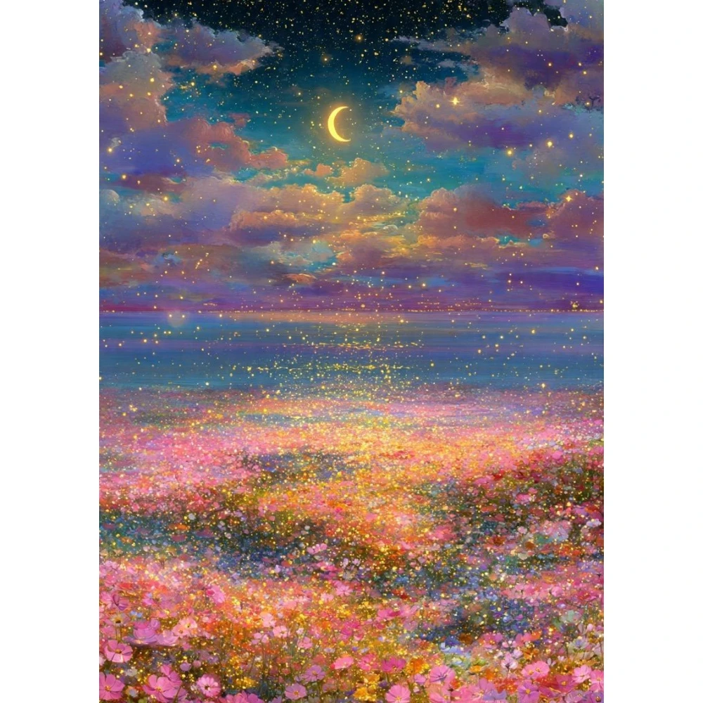 500/1000/1200/2000 PCS Jigsaw Puzzles Dream Garden Scenery Family Activity Relaxing Games for Living Room Home Decor Gift