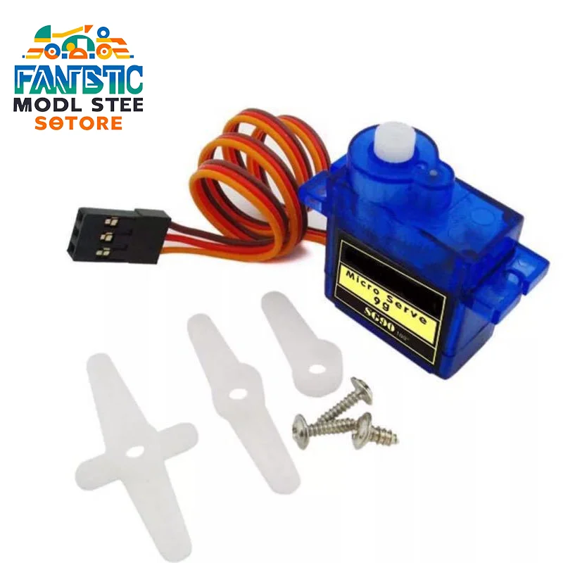 2 pezzi Rc Mini Micro 9g 1.6kg Servo Sg90 Per Rc 250 450 Arduino Elicottero Aereo Auto Barca Da 90 Gradi A 360 Gradi