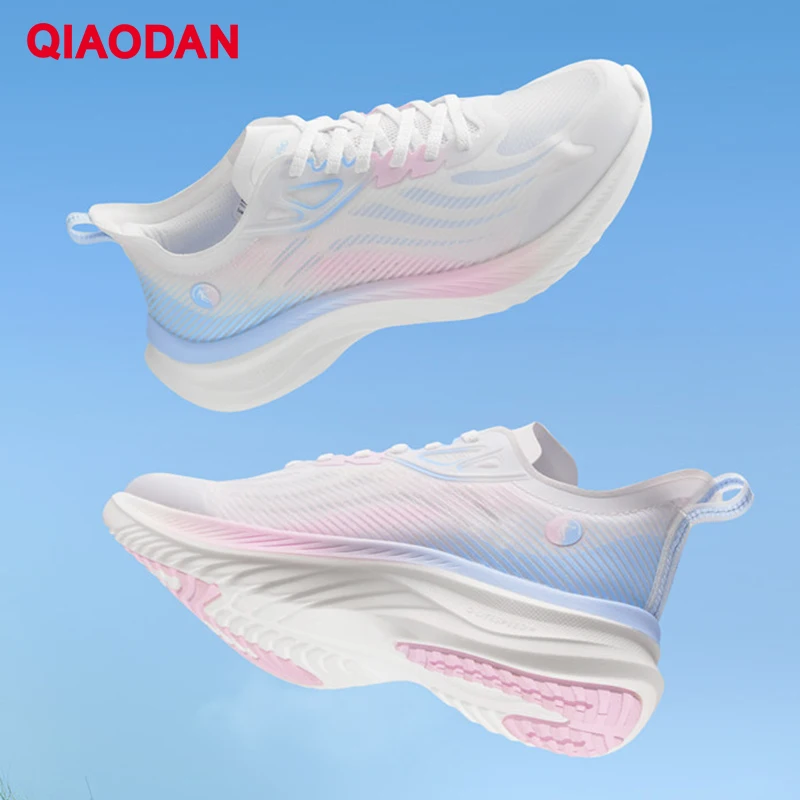 

QIAODAN Qingsu 4PLUS Women's Breathable Running Shoes Ultra-light Soft-soled Shock Absorption Summer Sports Sneakers XM26240206