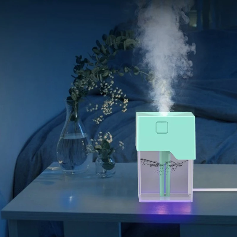 Przenośny mininawilżacz powietrza USB do samochodu stacjonarnego odświeżacz powietrza do biura w domu