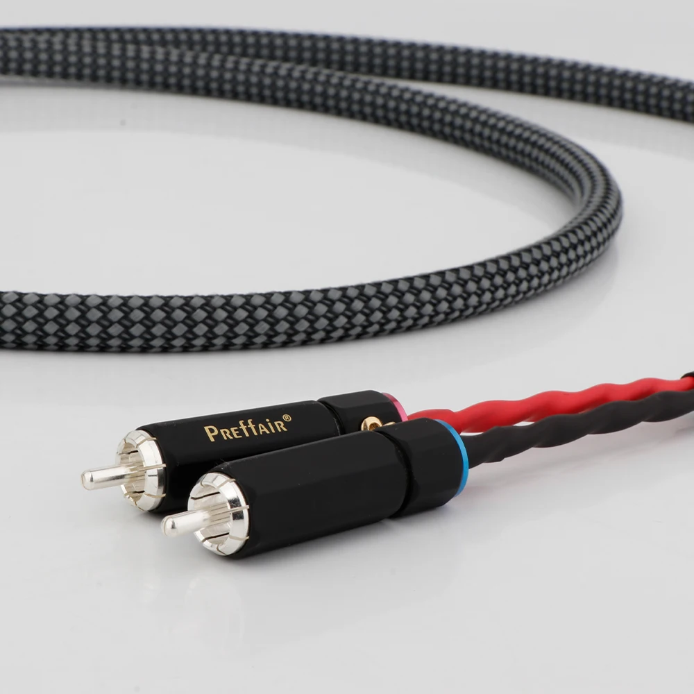 RCA male to dual RCA male Y Splitter Aux Cable For TV PC Amplifiers DVD Speaker Wire