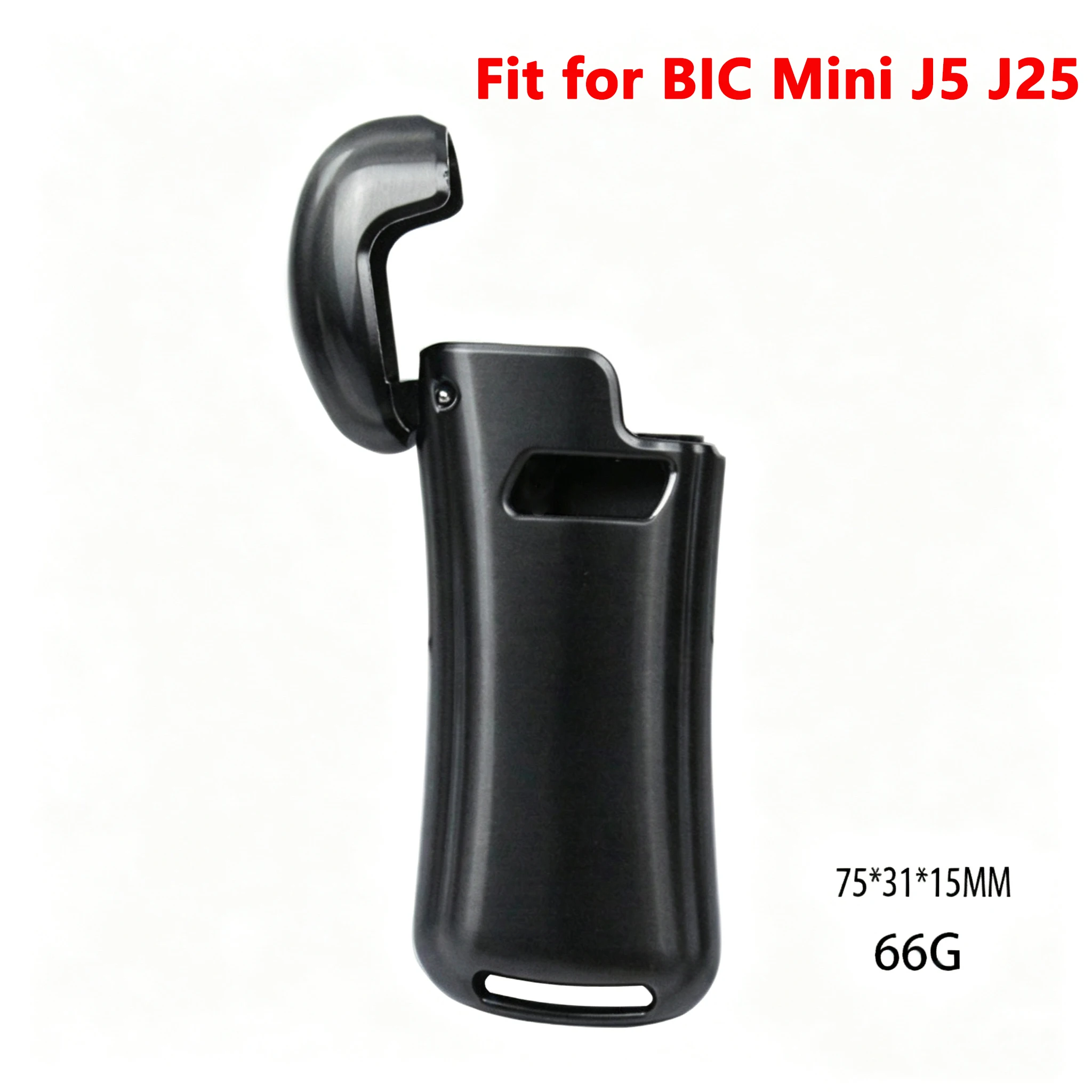Anti-dust Metal Lighter Sleeve ECD Stylish Holder Decor Shell Protective Cover For BIC Mini J5 Mini Lighter Portable Flip Lid