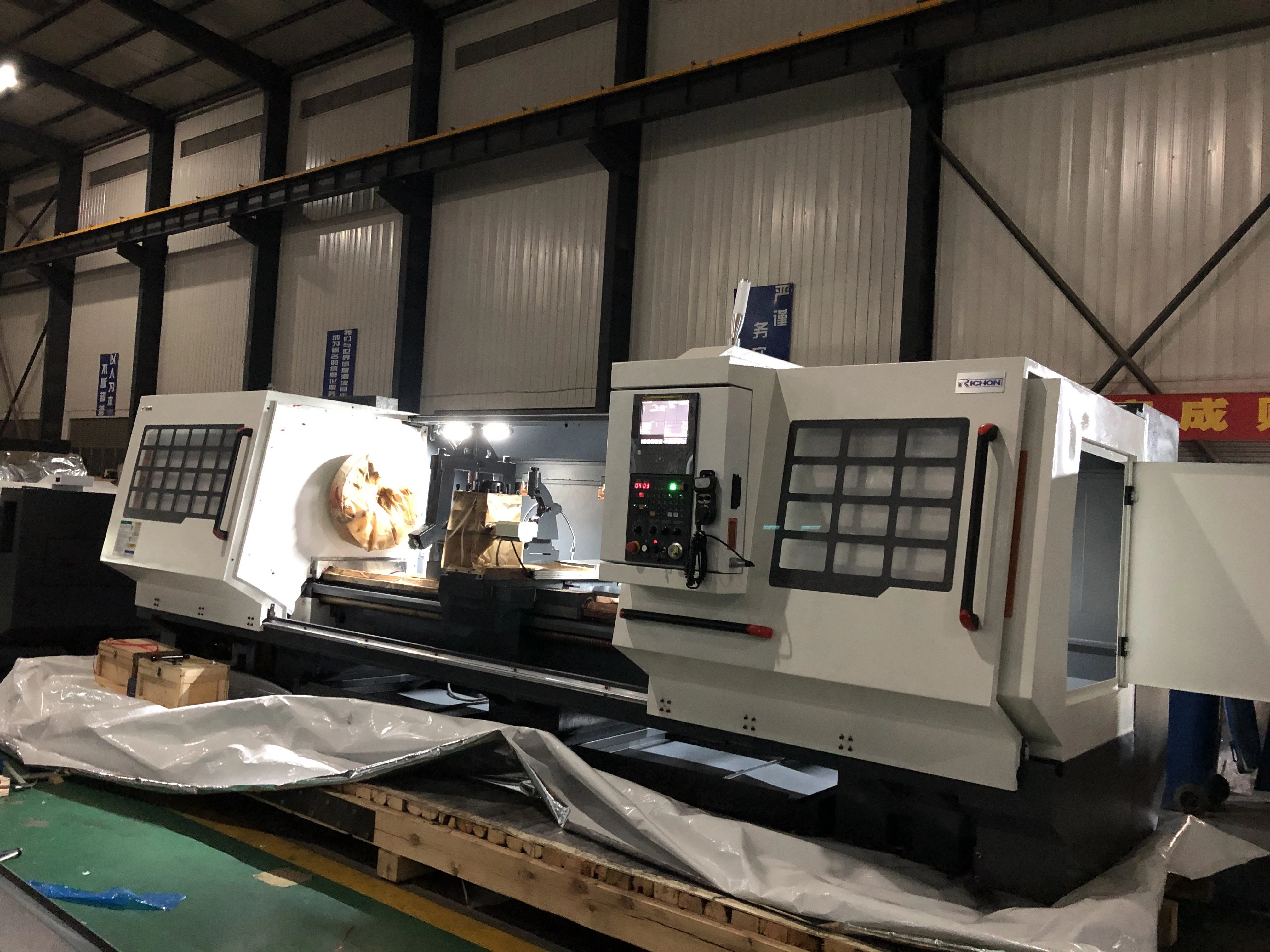 Airow CK61100/1500 Automatic Engine Horizontal Bench Flat Bed Torno Para Lathe for Metal Cnc Heavy Duty Lathe Machine