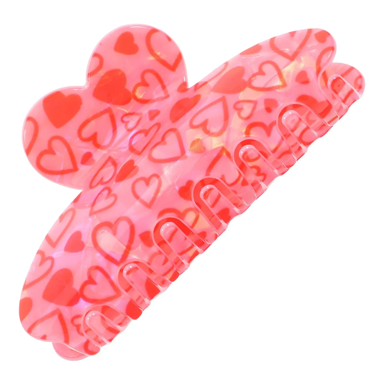

Grip Claw Clips Cute Hair for Women Fancy Fashionable Women's Girls Shark Bun Heart-shaped Miss