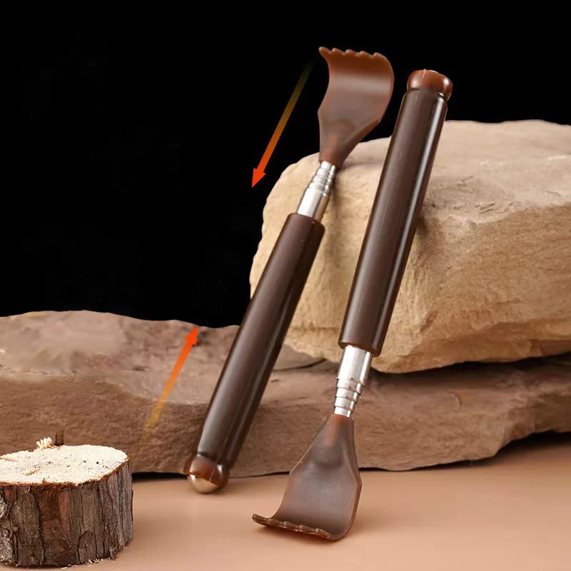 Extendable Magnetic Ball Hackle Back Scratcher With Magnet Telescopic Scratching Backscratcher Massager Back Scraper