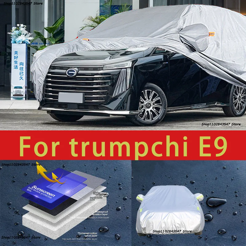 

For trumpchi E9 Outdoor Protection Full Car Covers Snow Cover Sunshade Waterproof Dustproof Exterior Car accessories