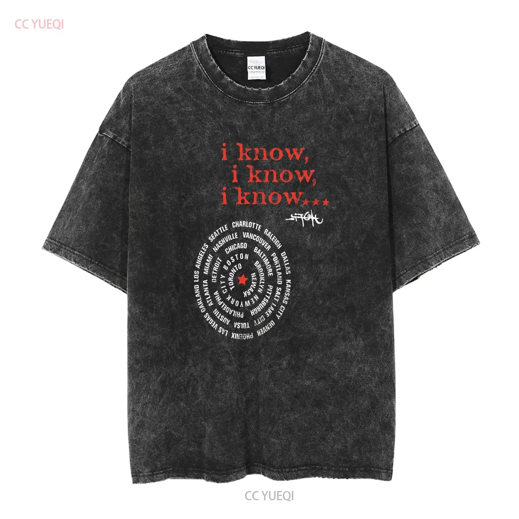Travis Utopia Circus Merch Maximus Tour I KNOW T shirt Heavy Cotton Jack long or short sleeves vintage Washed streetwear