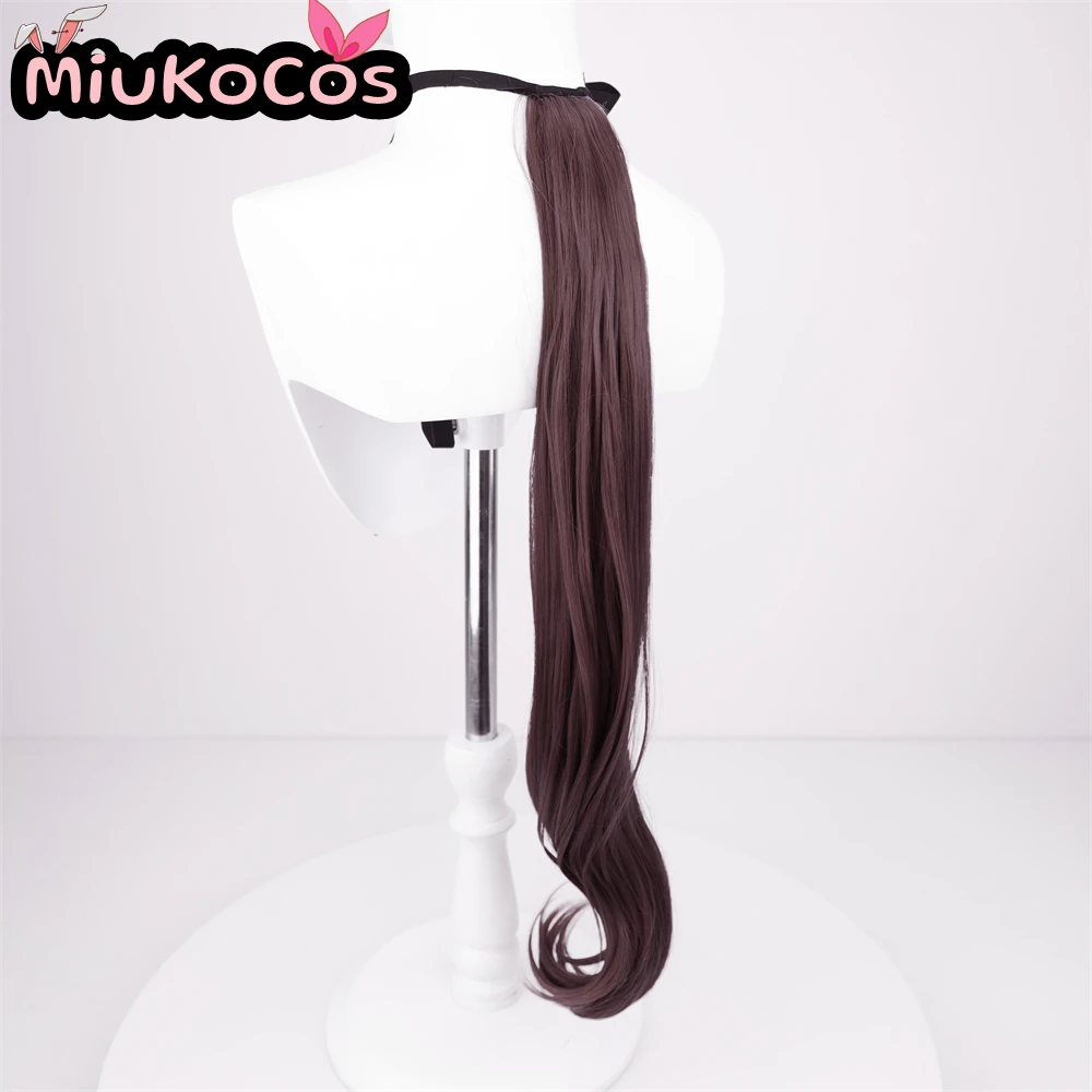 متوفر في المخزون ذاجيلودوベル Mejiro Dober شعر مستعار تأثيري مع آذان وذيل MiukoCosplay Umamusume: كوسبلاي ديربي جميل